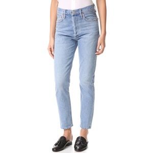 AGOLDE Jamie High Rise Classic Jeans In Brooklyn